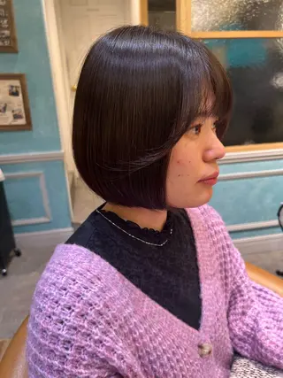 ショート 大宮/ボブ/縮毛矯正 大瀧菜月のヘアスタイル