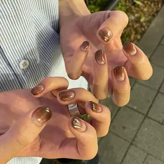 ネイル ウルフ/センタ- パート【ナナミ】のヘアスタイル