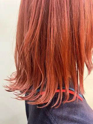 ミディアム ♱地雷カラー♱ウルフ ♱ 藍衣 ♱のヘアスタイル