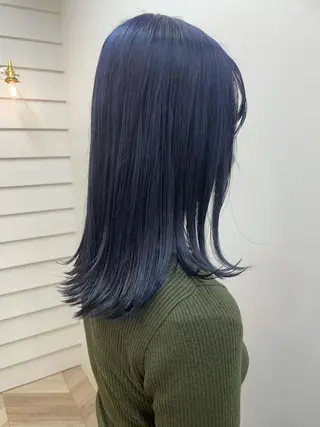 ミディアム eL HAIR SALON なんば店所属・ブリーチカラー特化 /焼田貴明のヘアスタイル