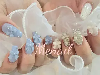 ネイル 🤍POP可愛い🧸 Menailのネイルデザイン