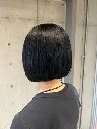 ミディアム カラー ヘアアレンジ 傷ませないカラー・ ボブ・リクト📸のヘアスタイル