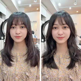 ロング TETOTE三宮店所属・NO1レイヤー指名数 服部恵典のヘアスタイル