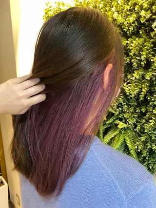 セミロング 水谷 菜央のヘアスタイル