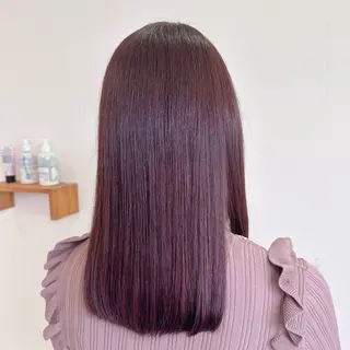 セミロング カラー 🎀艶カラー🎀 大林未侑のヘアスタイル