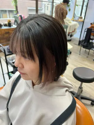 カラー ヘアサロンramuuu. 上石神井所属・【デザインカラー】 山口尚紀のヘアスタイル
