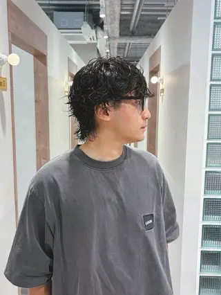 パーマ メンズ メンズパーマ/メンズ カット　田中気理真のヘアスタイル