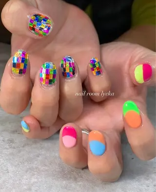 ネイル ﾈｲﾙﾙｰﾑﾘｯｶ 𝐦𝐚𝐲𝐮のネイルデザイン