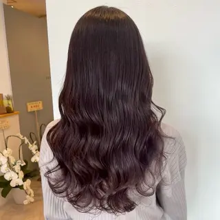 ロング カラー ミニモの評価100% /艶カラー/井上あいのヘアスタイル