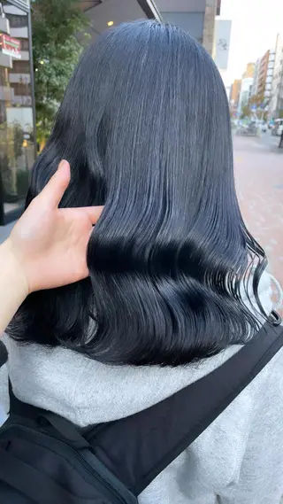 ロング カラー ヘアアレンジ Bei Licoldo.所属・マツオカ マコのヘアスタイル