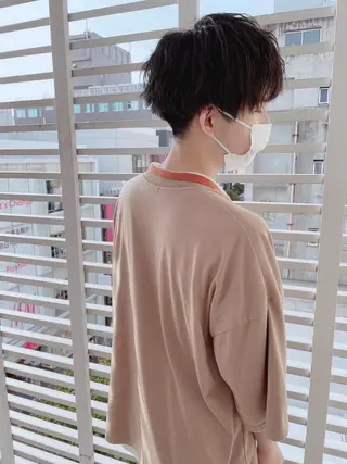 ショート ヘアアレンジ メンズ メンズZina代表 田端 麗治のヘアスタイル