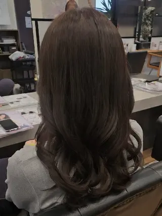 ミディアム カラー 関口 友菜のヘアスタイル