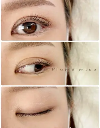 マツエク・マツパ Plume micoのマツエク・マツパデザイン