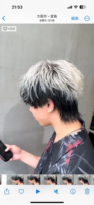 メンズ メンズ/心斎橋 /韓流/藤本理希のヘアスタイル