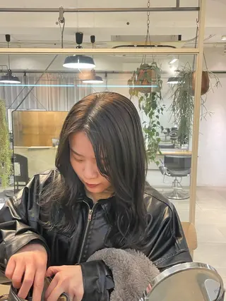 カラー とば みゆうのヘアスタイル