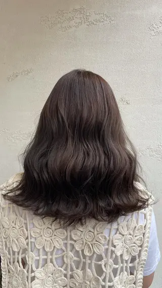 ミディアム マホ/日吉/髪質改善 /レイヤー/ガーリーのヘアスタイル