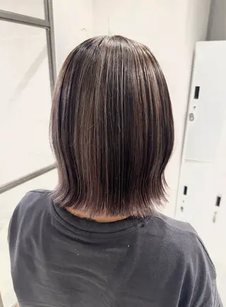 ミディアム カラー 透明感カラー✨艶髪 制作🌱山根あゆみのヘアスタイル