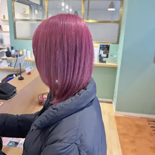 ミディアム カラー .*･ﾟカラーリスト .ﾟ･*.みおのヘアスタイル