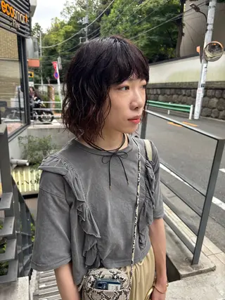 ミディアム SHOTA 複雑履歴パーマのヘアスタイル