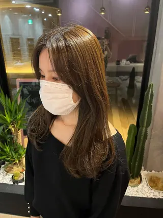 カラー 艶感透明感カラー🤍 hinaのヘアスタイル