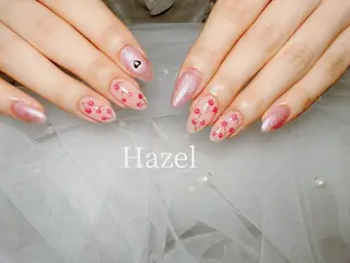ミディアム 🌰Hazel*あき 吉祥寺のネイルデザイン