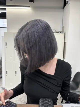 ミディアム 🌈ハイトーンカラー ⋆˚ʚɞにいな🌈のヘアスタイル