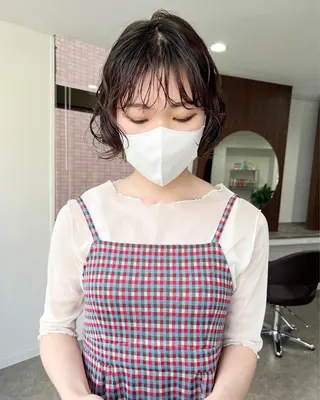 ショート ヘアアレンジ タナカ レイヤのヘアスタイル