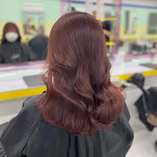 ミディアム カラー パーマ ヘアアレンジ メンズ キッズ ネイル マツエク・マツパ アイブロウ Lumo所属・💖横浜ブリーチなし 💖MIHOのヘアスタイル