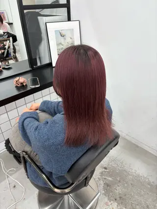 ミディアム カラー 🌟ゆりあ🌟 JILLSTUDIOのヘアスタイル