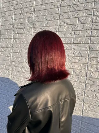 ミディアム 畑澤 和果のヘアスタイル