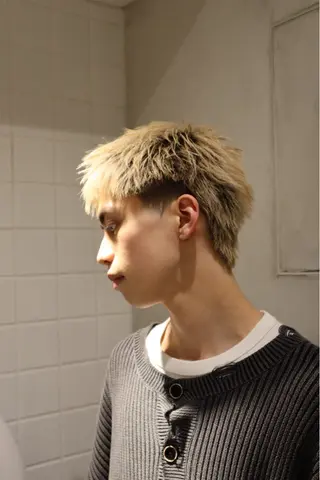 ショート カラー メンズ メンズ特化   西野 晴紀のヘアスタイル