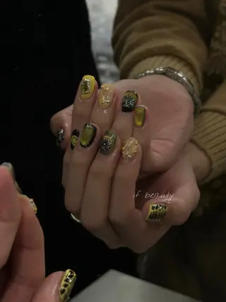 ネイル if Hair＆Nail Salon所属・IKA /海外ネイル /個性派/ワンホンのネイルデザイン