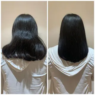 ミディアム ケアリスト 秋元のヘアスタイル