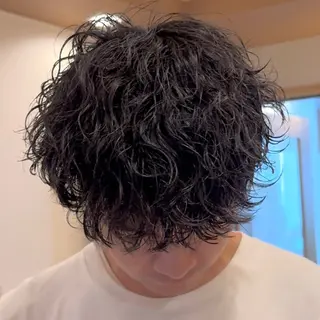 パーマ メンズ 小林 拓真のヘアスタイル