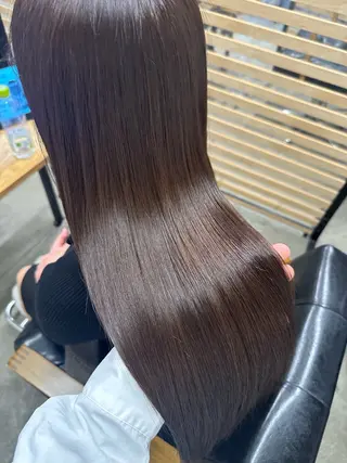 ロング ひろし/髪質改善/ 縮毛矯正/上品✨のヘアスタイル