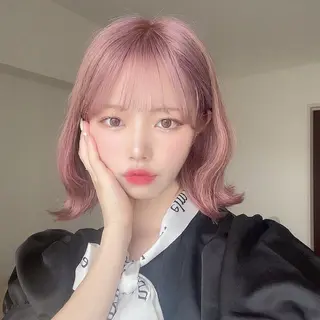 カラー 🤍韓国ワンホンヘ ア SHIONE🤍のヘアスタイル