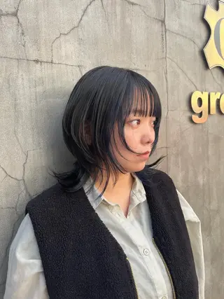 ミディアム カラー HAIR MAKE miel所属・🫧透明感カラー🫧 SHINSEIのヘアスタイル