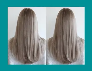 セミロング カラー 髪質改善/ハイトーン /茅ヶ崎/YUKAのヘアスタイル