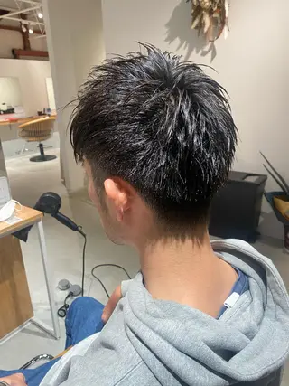 メンズ 阿津坂 美空のヘアスタイル
