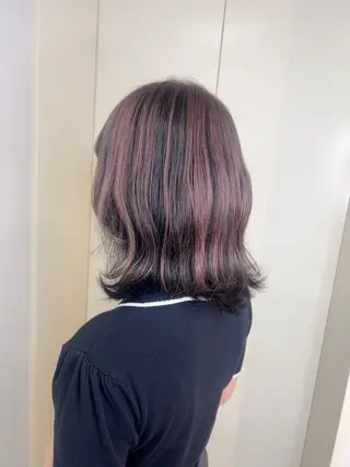 カラー GiseL /さあや/ハイトーンのヘアスタイル