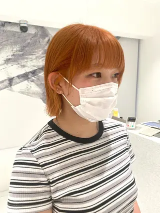 ミディアム すぎもと さき⚡️ 朝ラク・*パーマのヘアスタイル