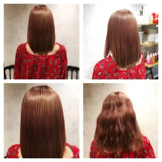 ミディアム たなか ちあきのヘアスタイル