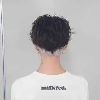 セミロング カラー パーマ ヘアアレンジ ネイル マツエク・マツパ アイブロウ カラー特化サロン大阪 ルービック江坂/新城のヘアスタイル