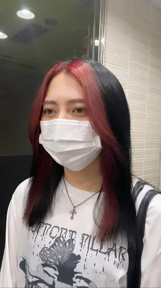 セミロング カラー 髪質改善/ TECHIのヘアスタイル