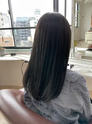 ロング あしかが ゆいとのヘアスタイル