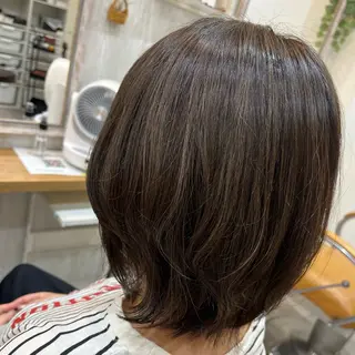 ミディアム カラー 桑原 りゆのヘアスタイル