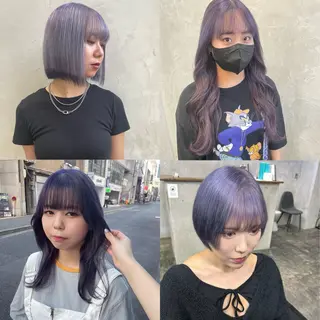 カラー fudge所属・MaisonHALU 松浦光咲のヘアスタイル