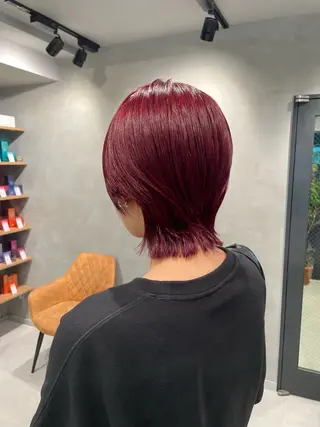 ショート カラー 暖色レイヤー 🥀REIRIのヘアスタイル