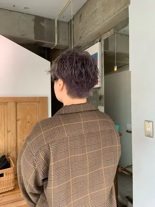 ショート mirai/ブリーチ ダブルカラーのヘアスタイル