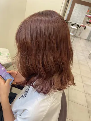 ミディアム カラー 韓国/色気/レイヤー /avance天王寺のヘアスタイル
